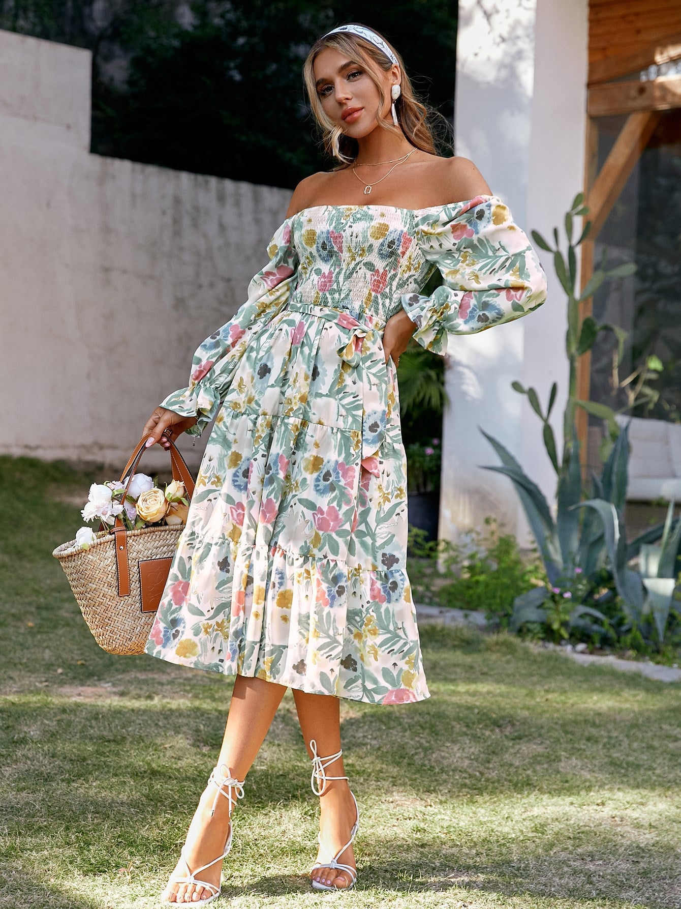 boho wedding guest dress Willow Champagne Strapless Maxi Dress | Formal Gown