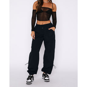 Parachute Cargo Pants for Women